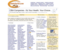 Tablet Screenshot of celebritycd.com